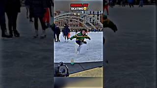 normal boy ice skating vs brutal boy ice skating trollface edit troll [upl. by Rebak]