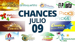 Resultados del Chance del Martes 9 de Julio de 2024 Loterias 😱🤑💰💵 [upl. by Marcellina]