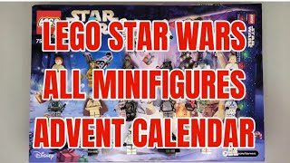 Lego Star Wars ALL MINIFIGURE ADVENT CALENDAR  Zach Talks Ep 5 [upl. by Annairda438]