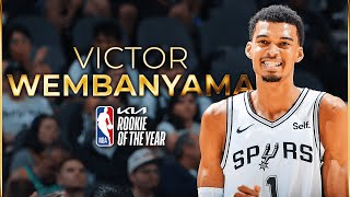 The 202324 Kia NBA Rookie of the Year is Victor WembanyamaNBAAwards  KiaROY [upl. by Ttenaj]