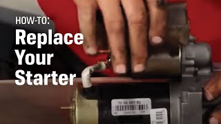 AutoZone Car Care How to Replace Your Starter [upl. by Obla]