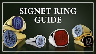 Mens Signet Rings What They Are amp How To Wear Them [upl. by Irehs445]