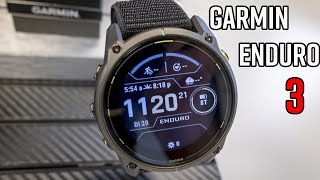 Garmin Enduro 3 HandsOn Review Strength Training✨✨✨ [upl. by Kcirtemed]