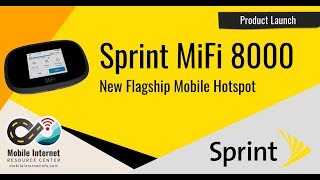 Sprint Launches Inseego 8000 MiFi Hotspot amp 100GB for 60month Data Plan [upl. by Suivatnom]