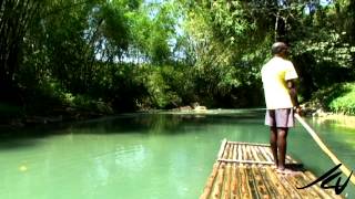 Martha Brae River Rafting  Jamaica  YouTube [upl. by Annayak]