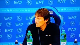 Antonio Conte conferenza stampa postpartita NapoliMonza20quotSono soddisfatto della partita [upl. by Edda]