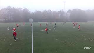 topsportschool voetbal Gent  mislukte passing keeper naar flankspeler [upl. by Nosrak13]