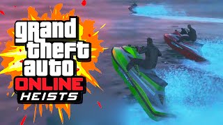 THE BIG BANK ROBBERY GTA 5 Heists Funny Moments 1 [upl. by Shrier]