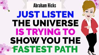 IF YOU SEE THIS THE UNIVERSE IS TRYING TO SHOW YOU THE FASTEST PATH💜🙏Abraham Hicks 2024 [upl. by Templa]