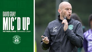 David Gray Micd Up In Training  Hibernian FC [upl. by Mientao]