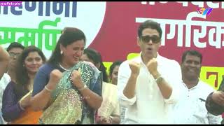 Tushar Kapoor Navneet Rana Dahihandi Dance move  Go Go Golmaal song Dance dahihandi wallstepia [upl. by Alor]