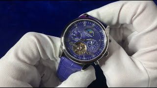 Swan amp Edgar Complexity blue dial  4K Unboxing amp Review [upl. by Saihttam958]