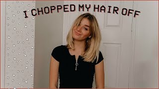 i really chopped my hair off sorry mom [upl. by Geiger]