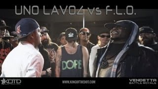 KOTD  Rap Battle  Uno Lavoz vs FLO  Vendetta [upl. by Oileduab401]