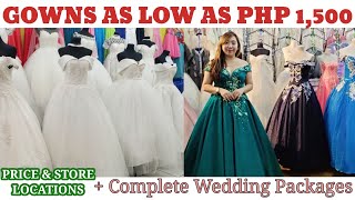 Divisoria Gowns As Low As P1500  January 2020 Price Update [upl. by Bahe684]