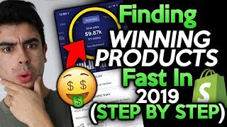 FASTEST Way To Find And Test Winning Products 2019  Shopify Dropshipping [upl. by Mccomb]