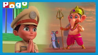 Little Singham Aur Ganesh Ji Ke Adventures 🐘  Happy Ganesh Chaturthi 🙏 Festival  PogoChannel [upl. by Eziechiele]