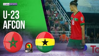 Morocco vs Ghana  U23 AFCON HIGHLIGHTS  06272023  beIN SPORTS USA [upl. by Connelly]