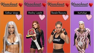 WWE Female Wrestlers Known for Knockout Power 💥👊 [upl. by Milson]