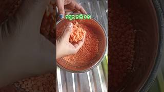 ମସୁର ଡାଲି ବଡା Masura dali badaodiafood youtubeshorts recipe Mami cooking style [upl. by Elyod]