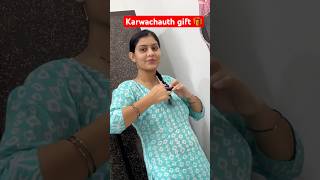 Karwachauth gift diya poonammalik minivlog vlog dailyvlog comedy viralshorts [upl. by Nickolai]