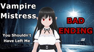 F4A ASMR Yandere Vampire Mistress BAD END WARNING THE VIEWER BITES ZA DUSTO [upl. by Asseram]