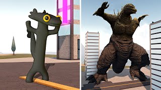 Dancing Toothless Meme VS GODZILLA MINUS ONE Kaiju Universe [upl. by Ibrab]