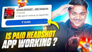 TRYING PAID HEADSHOT APPS IN FREE FIRE FROM PLAYSTORE  GARENA FREE FIRE [upl. by Antonio]