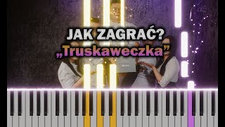 Zespół MASSIVE  Truskaweczka 🎹 Piano Tutorial  Nuty 🔥 [upl. by Alyat533]