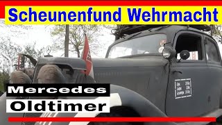 Unglaublicher Scheunenfund Seltene Mercedes Oldtimer der Wehrmacht entdeckt [upl. by Llener]