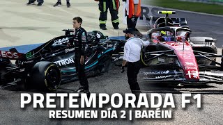 MERCEDES con PROBLEMAS y GUANYU ZHOU LIDERA  RESUMEN TEST F1 2023  DÍA 2 [upl. by Yenaled]