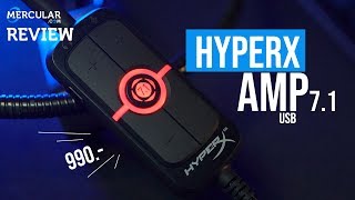 รีวิว HyperX AMP USB Sound Card เปลี่ยนหูฟังให้เป็น 71 ราคา 990 บาท [upl. by Ilaw]