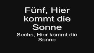 Rammstein  Sonne lyrics HD [upl. by Copland85]