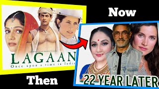 Lagaan movie Star Cast After 22 Years Then and Now bollywoodgossips [upl. by Nyledam]