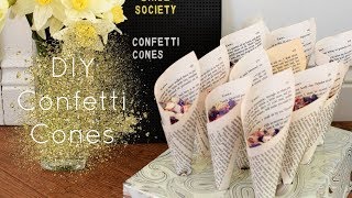 DIY Confetti Cones [upl. by Persse]