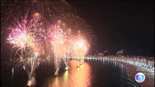 Fogos Réveillon Copacabana 20212022 Rio Brazil Fireworks New Years Eve HD [upl. by Launce]