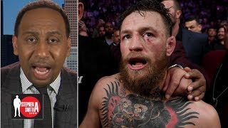 Conor McGregor being fined less than Khabib Nurmagomedov is bogus  Stephen A Smith Show [upl. by Elatnahs394]