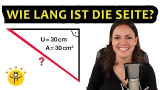 Wie lang ist die Seite – Geometrie Dreieck [upl. by Ehrman]