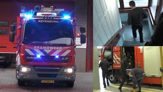 Uitruk Brandweer Rotterdam VG Zuid173331 Keyenburg naar voertuigbrand 943 [upl. by Scandura]