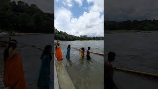 Dharmasthala Nethravathi River  నేత్రావతి నదీ స్నానం ధర్మస్థలము [upl. by Gelasias]