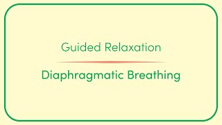 Diaphragmatic Breathing [upl. by Tobie835]