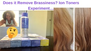 Does it Remove Brass Ion Brilliance Toners Experiment [upl. by Naman]