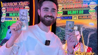 Winning BIG on HIGH LIMIT Dragon Link Golden Century at Peppermill in Reno Must Watch [upl. by Dlorad]