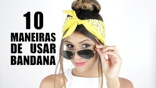 10 maneiras de usar BANDANA Estilo tumblr  Viihrocha [upl. by Undis]