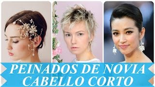 Peinados de novia cabello corto [upl. by Eugenie]