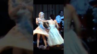 Rockabilly Dancers Jiving on stage shorts jive [upl. by Lovato]