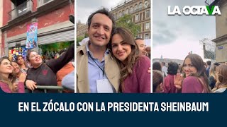 ANDREA CHÁVEZ COMPARTE EXPERIENCIA en MITIN de la PRESIDENTA SHEINBAUM en el ZÓCALO [upl. by Nagel]