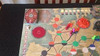 Board Game Reviews Ep 84 PANDEMIC FALL OF ROME [upl. by Akinuahs]