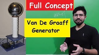 Van de graaff generator in hindi  Class 12th physics  Abhishek sahu [upl. by Arvell]