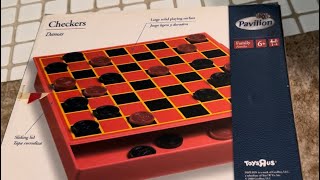 Pavilion Checkers game From Toys “R” Us unboxing ￼ [upl. by Isabelita]